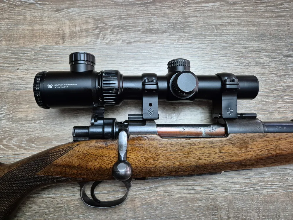 Carabina Mauser 98, cal 8x57JS, 56cm, luneta Vortex 1-4x24