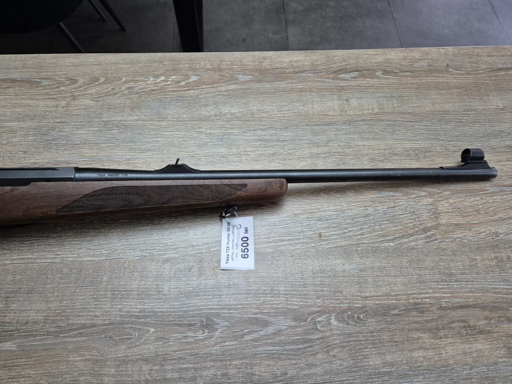 Carabina stangaci Tikka T3x Hunter, cal 30-06, 57cm, pat lemn