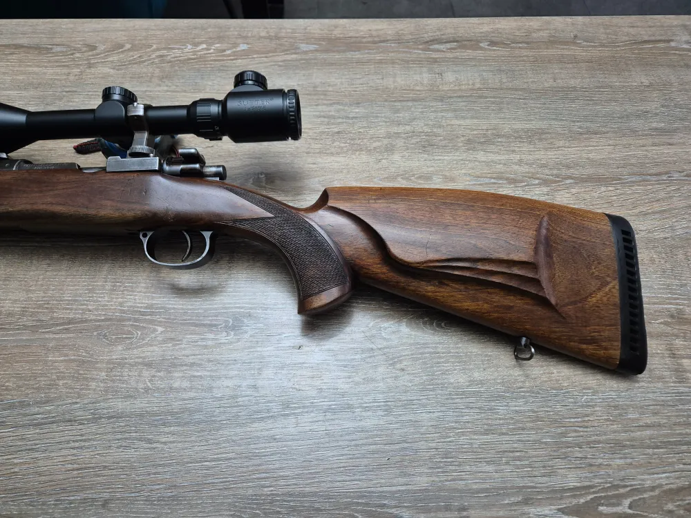 Carabina Steyr, cal 7x57, teava 64cm, luneta 3-12x50