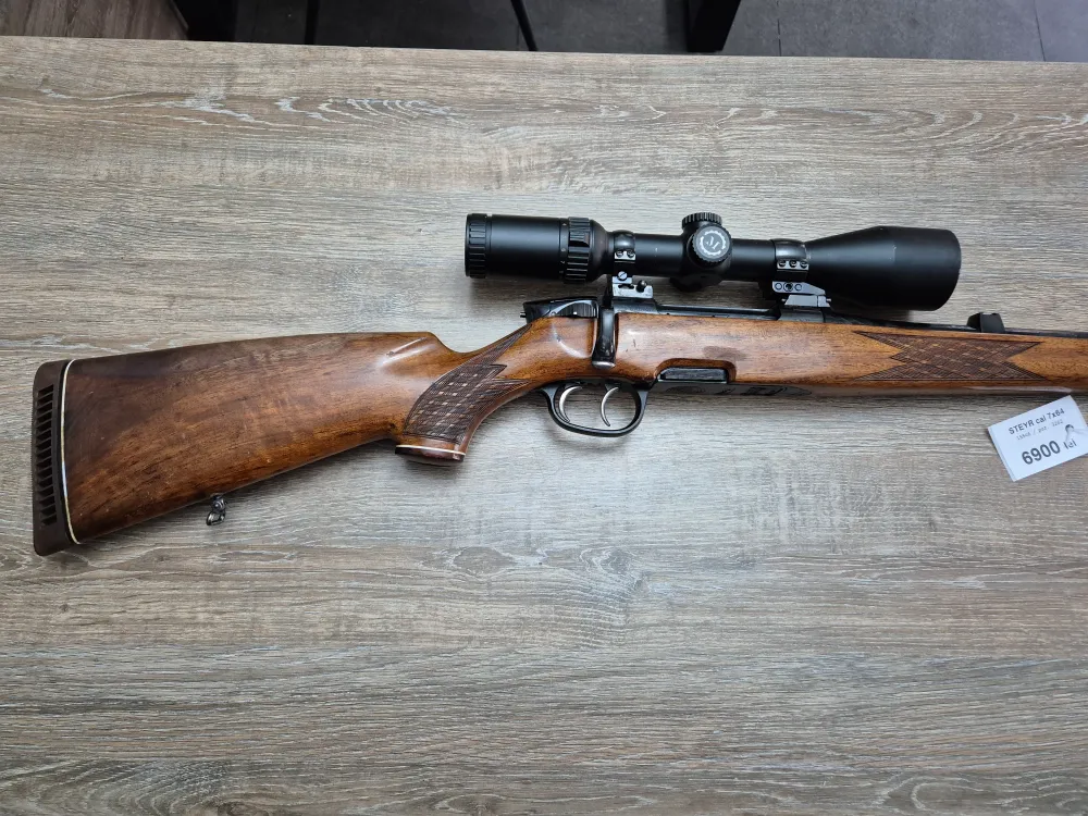 Carabina Steyr Mannlicher, cal 7x64, 64cm, luneta 2.5-10x50