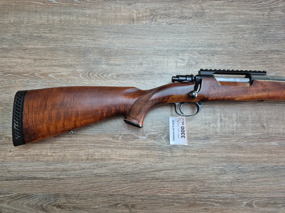 Carabina Zastava, cal 9.3x62, 60cm, sina weaver inclusa