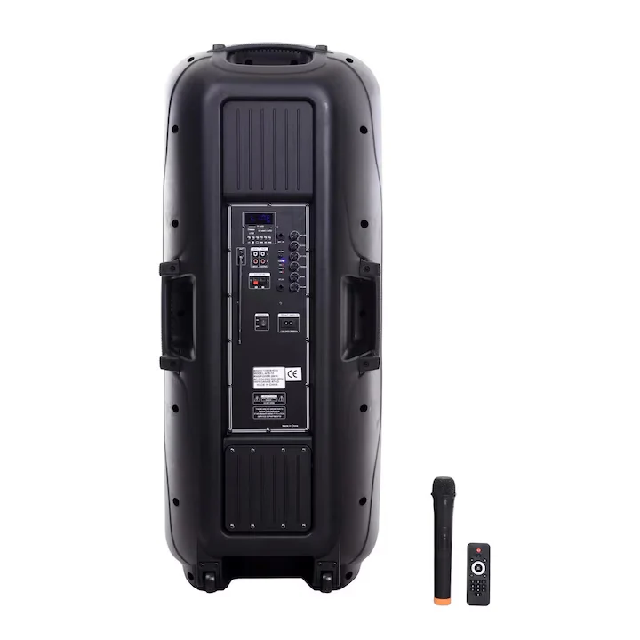 Boxă Portabilă Activă AT Performance A15-15, 800W, Bluetooth, Microfon Wireless, Autonomie 8 Ore