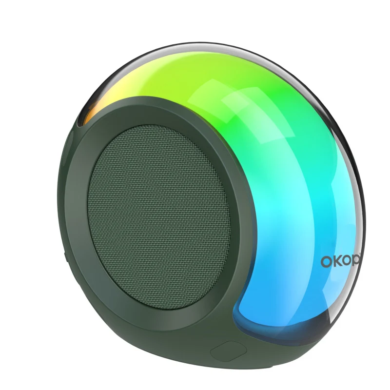 Boxa Bluetooth Portabila cu LED RGB OKOP KP-583 – 10W, TWS, USB, FM, Type-C