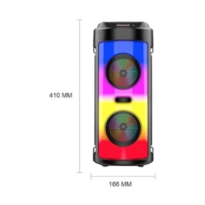 Boxa Portabila RGB ZQS-4248, 1800 mAh, cu Microfon
