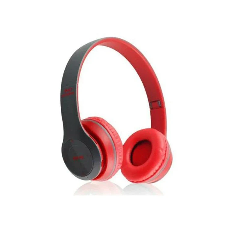 Casti Bluetooth Wireless Over Ear Pliabile Sport Cu Microfon Incorporat P47, negru