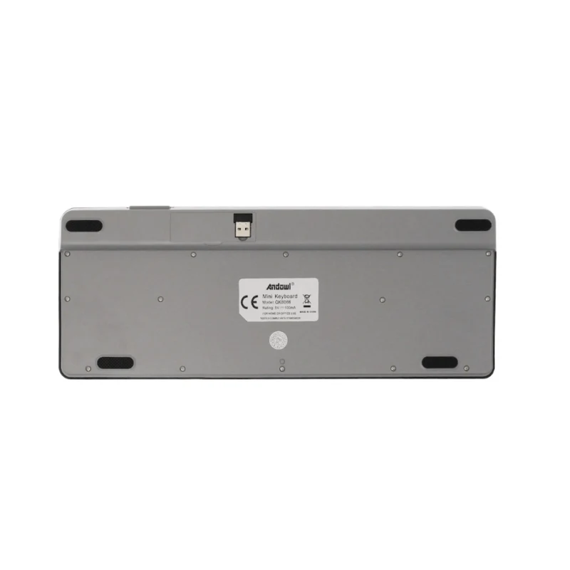 Tastatura wireless Bluetooth QK8066 cu suport integrat pentru telefon saui tableta