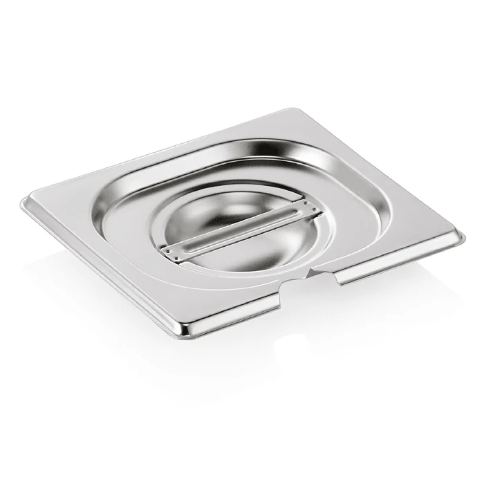 Capac inox pentru tava GN 1/6 cu decupaj
