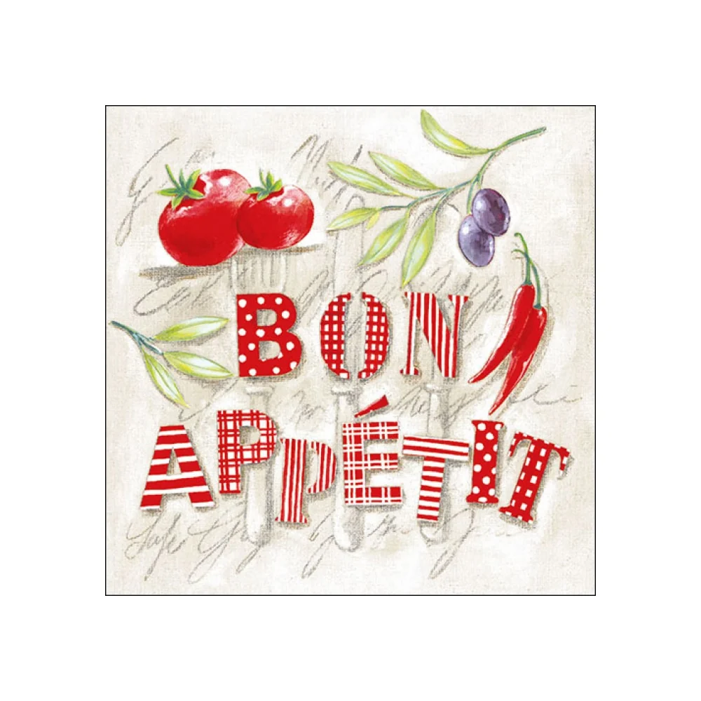 Servetele de masa, 20 buc, 33x33 cm, Bon Appetit - AMBIENTE