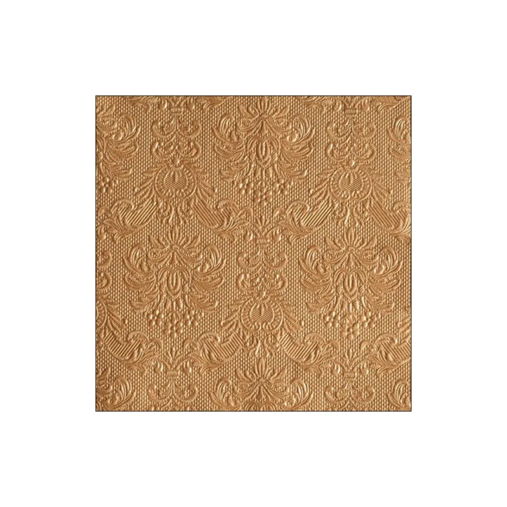 Servetele de masa, 15 buc, 33x33 cm, Elegance Bronze - AMBIENTE