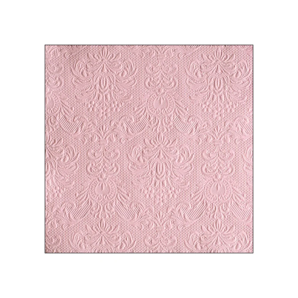 Servetele de masa, 15 buc, 33x33 cm, Elegance Pastel Rose - AMBIENTE