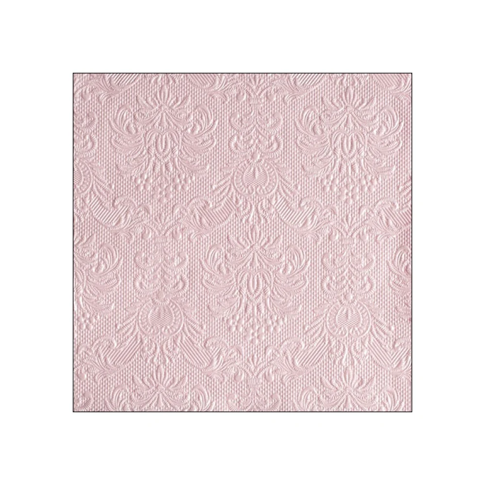Servetele de masa, 15 buc, 33x33 cm, Elegance Pearl Pink - AMBIENTE