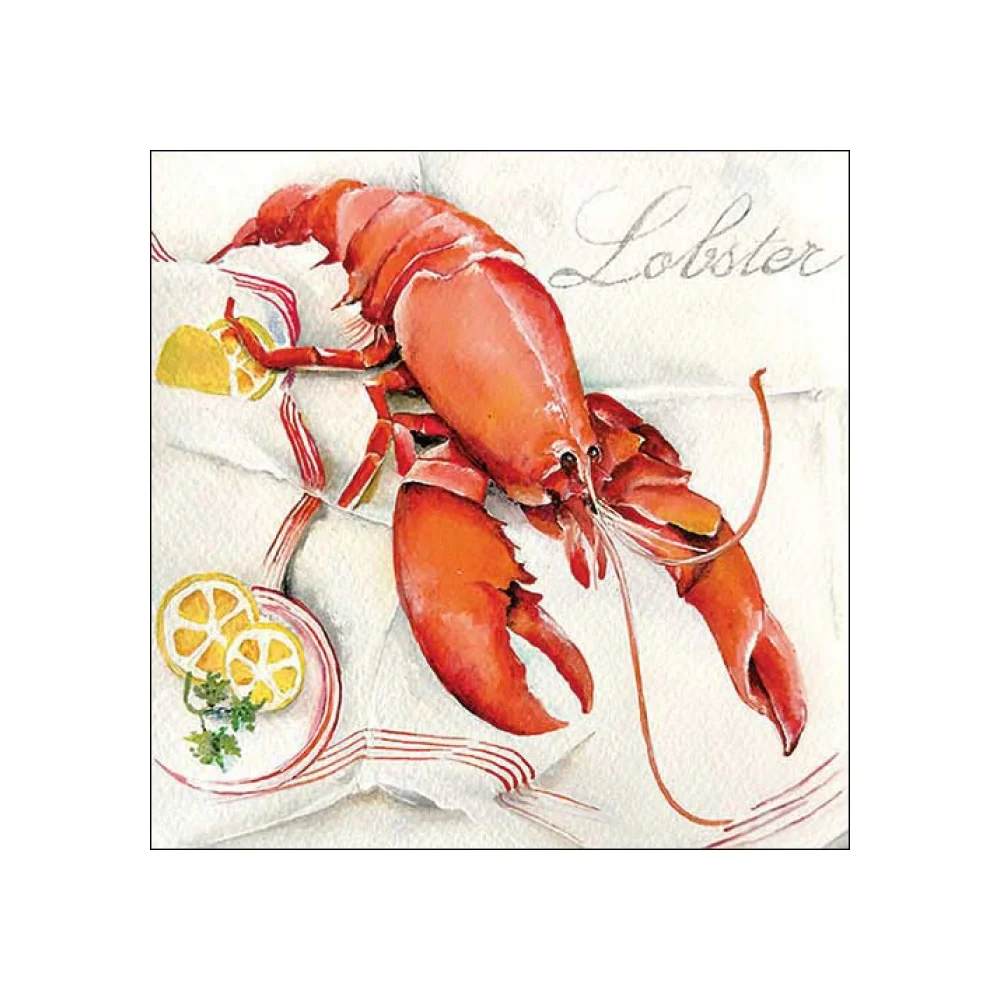 Servetele de masa, 20 buc, 33x33 cm, Lobster - AMBIENTE