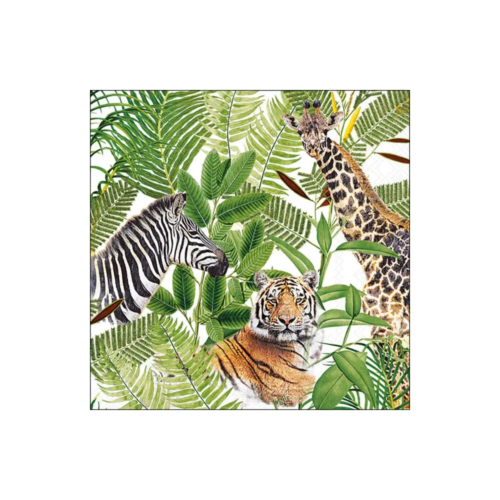 Servetele de masa, 20 buc, 33x33 cm, Safari - AMBIENTE