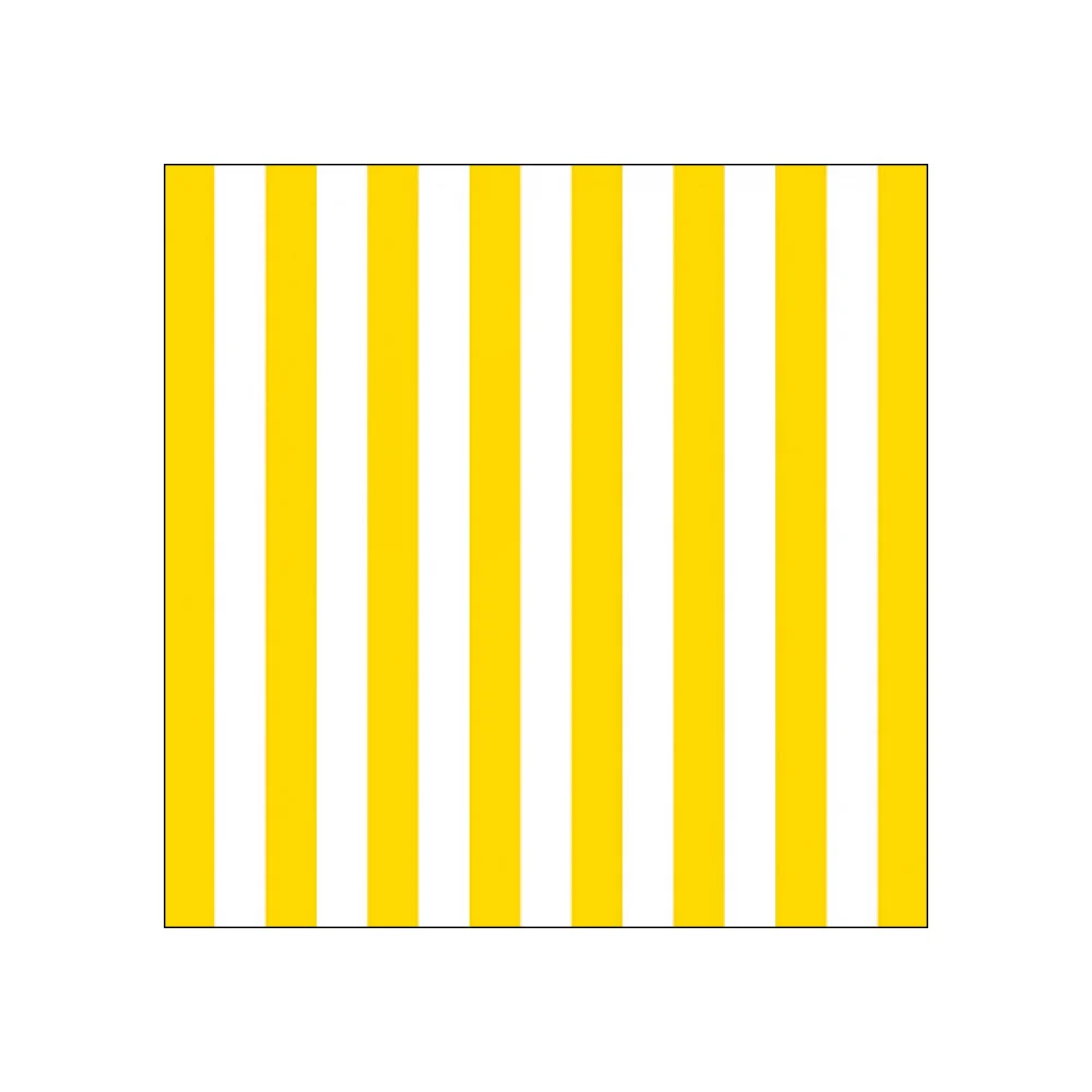 Servetele de masa, 20 buc, 33x33 cm, Stripes Yellow - AMBIENTE