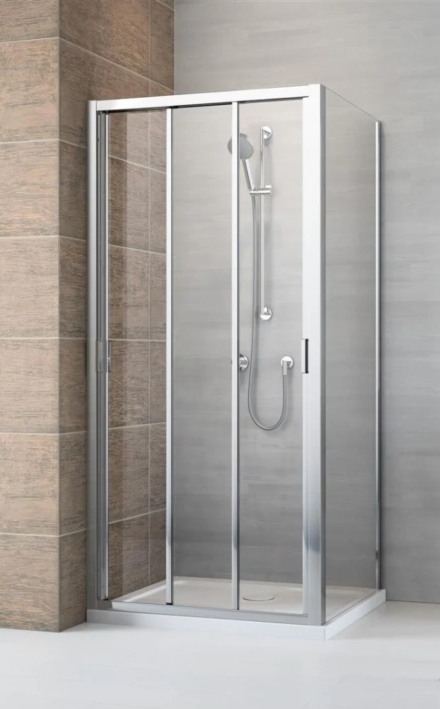 Cabina dus dreptunghiulara cu usi glisante bidirectional (prin suprapunere) Radaway Evo DW+S 110x100 cm