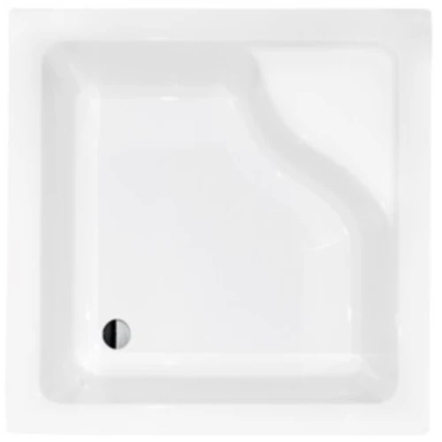 Cadita dus inalta patrata Besco Igor 80x80 cm