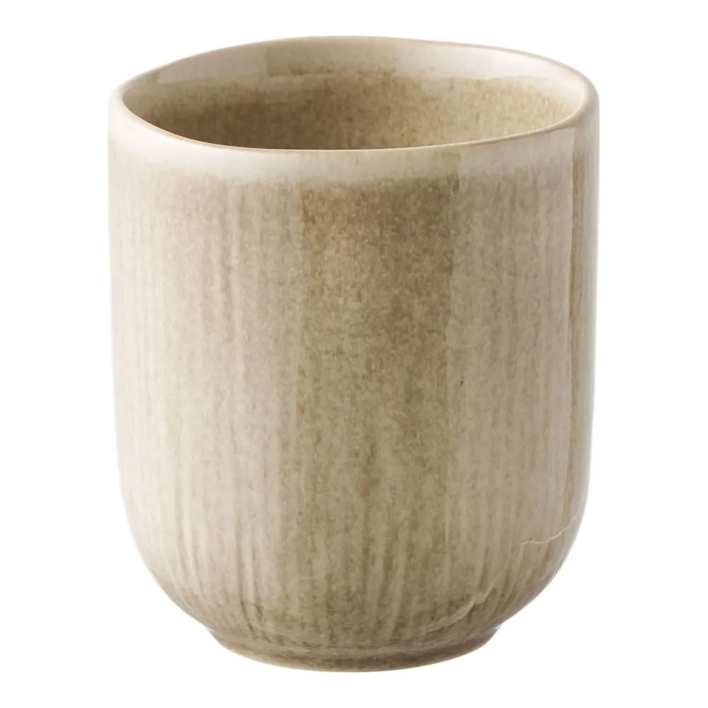 Viola Cana ceramica, bej ø8x9.5 cm, set de 4