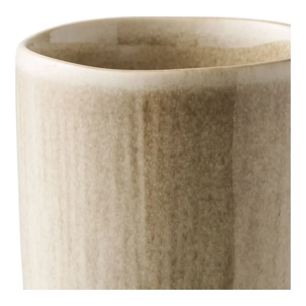 Viola Cana ceramica, bej ø8x9.5 cm, set de 4