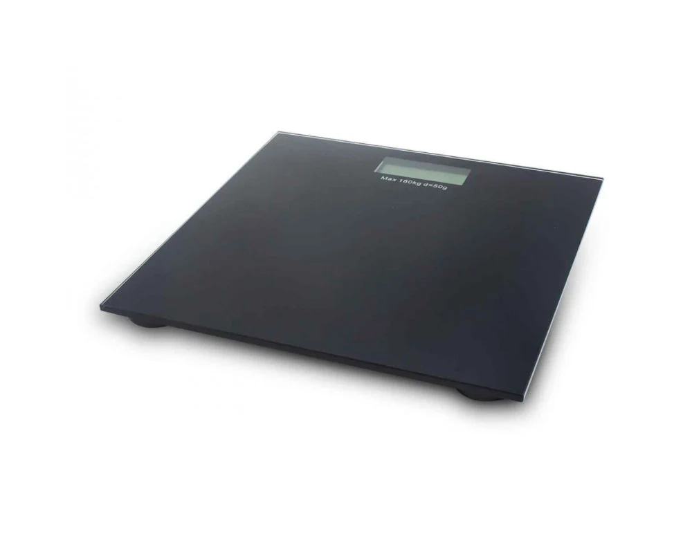 Cântar digital SAPIR SP 1650 Q, 180 kg, ecran LCD, sticlă, negru