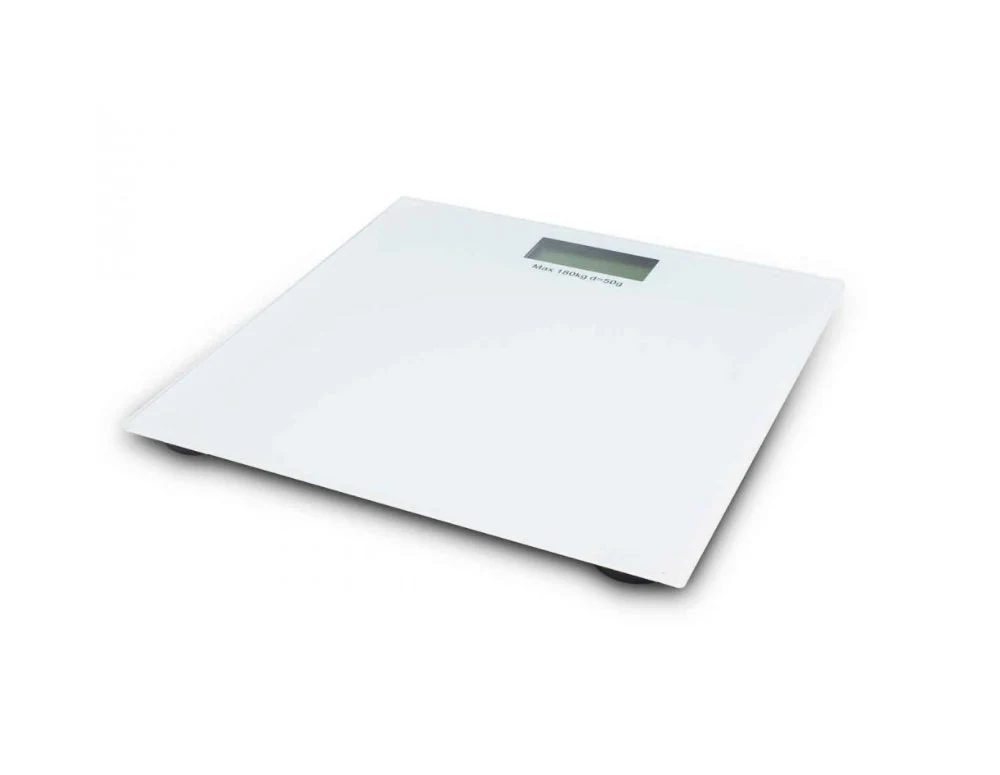 Cântar digital SAPIR SP 1650 Q, 180 kg, ecran LCD, sticlă, alb