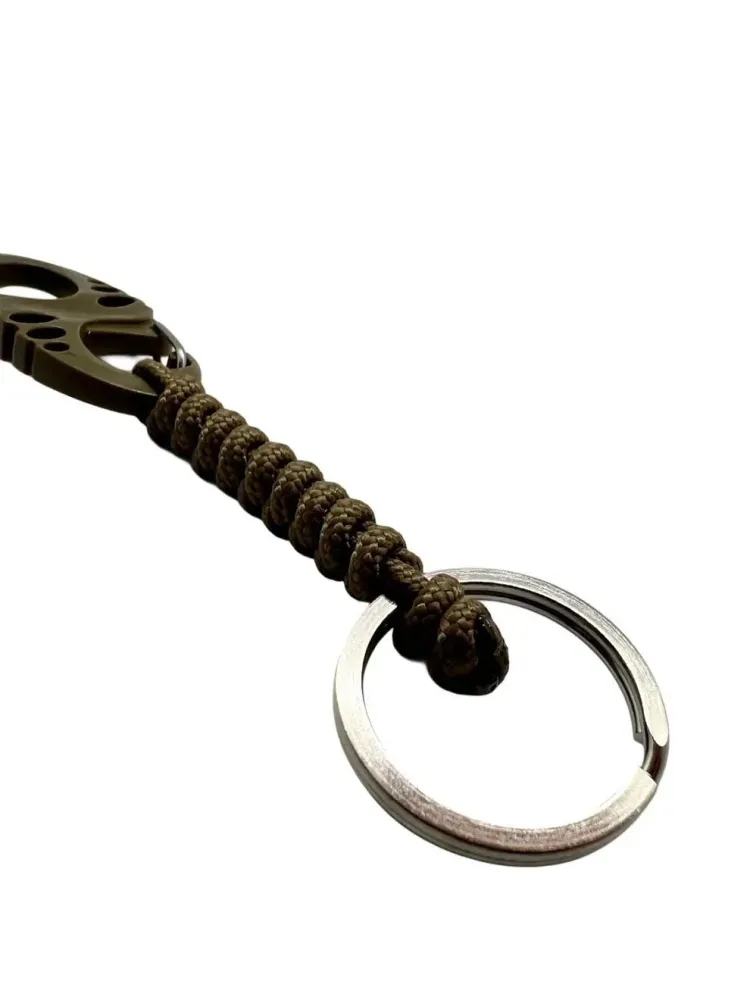 Carabina S Hook Paracord 275 cu Inel de Chei Theter Coyote Drop Zone