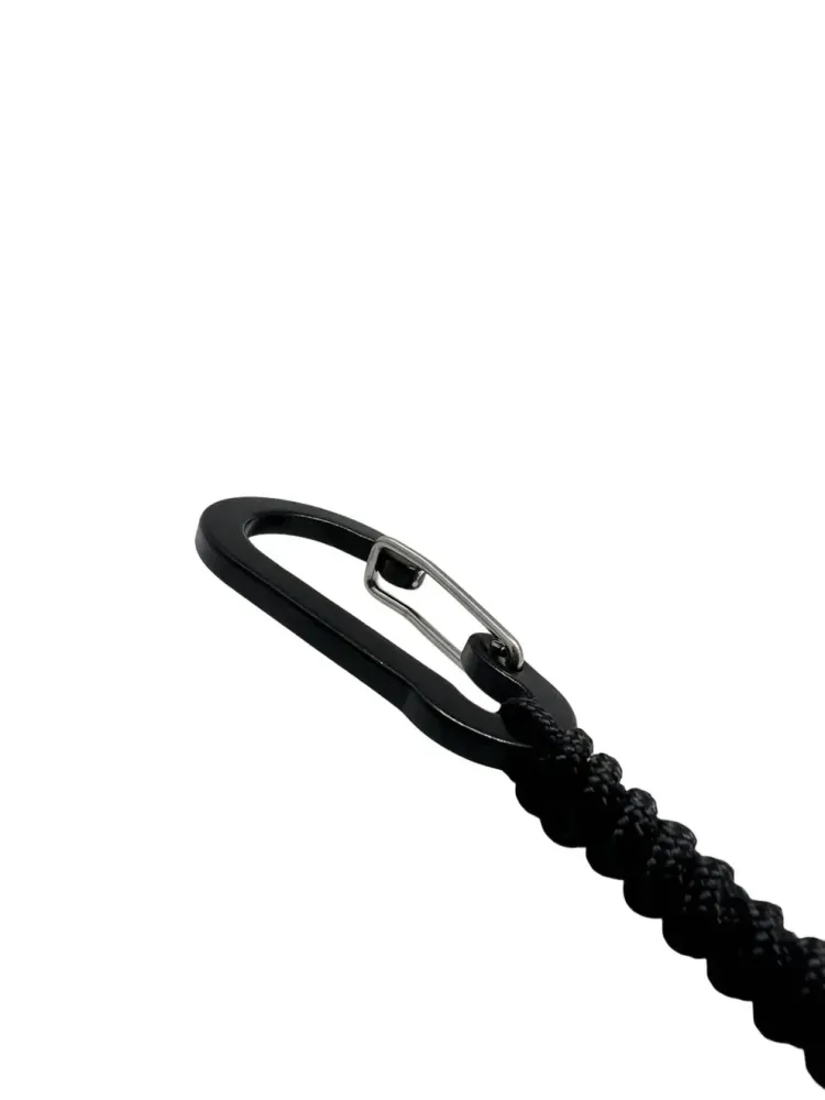 Carabina Metal Paracord 275 cu Inel de Chei Theter Negru Drop Zone