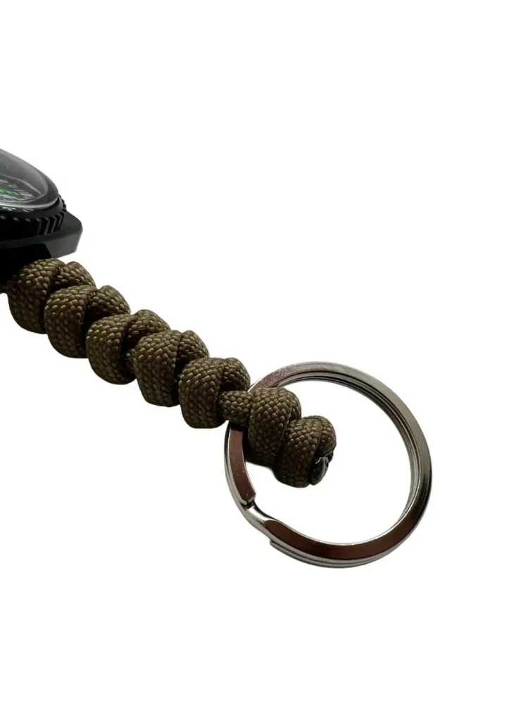 Carabina Polimer Paracord 550 cu Inel de Chei Theter Pathfinder Coyote Drop Zone