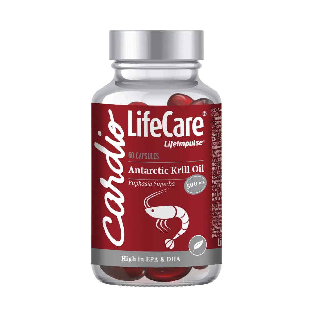 Ulei de Krill Antarctic, 500 mg