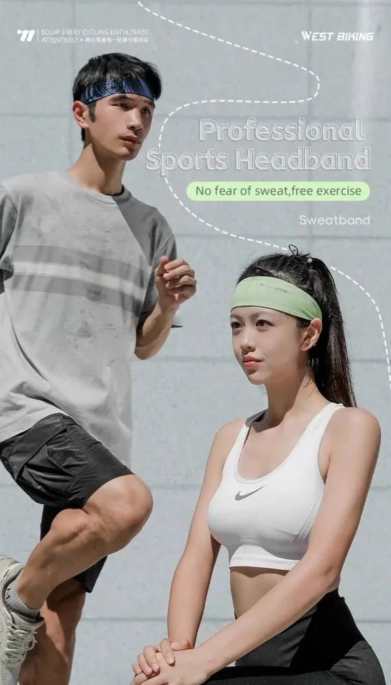 Bandeau sport WEST BIKING (anti-transpirație)