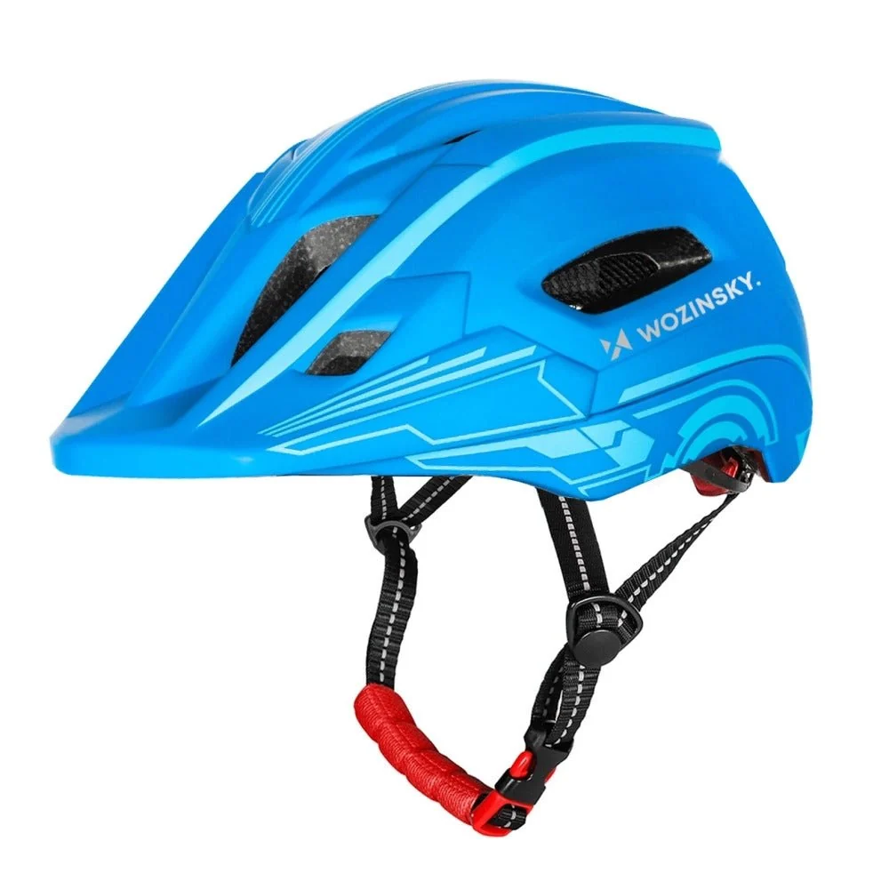 Cască de bicicletă integrală pentru copii cu lumină spate USB Wozinsky