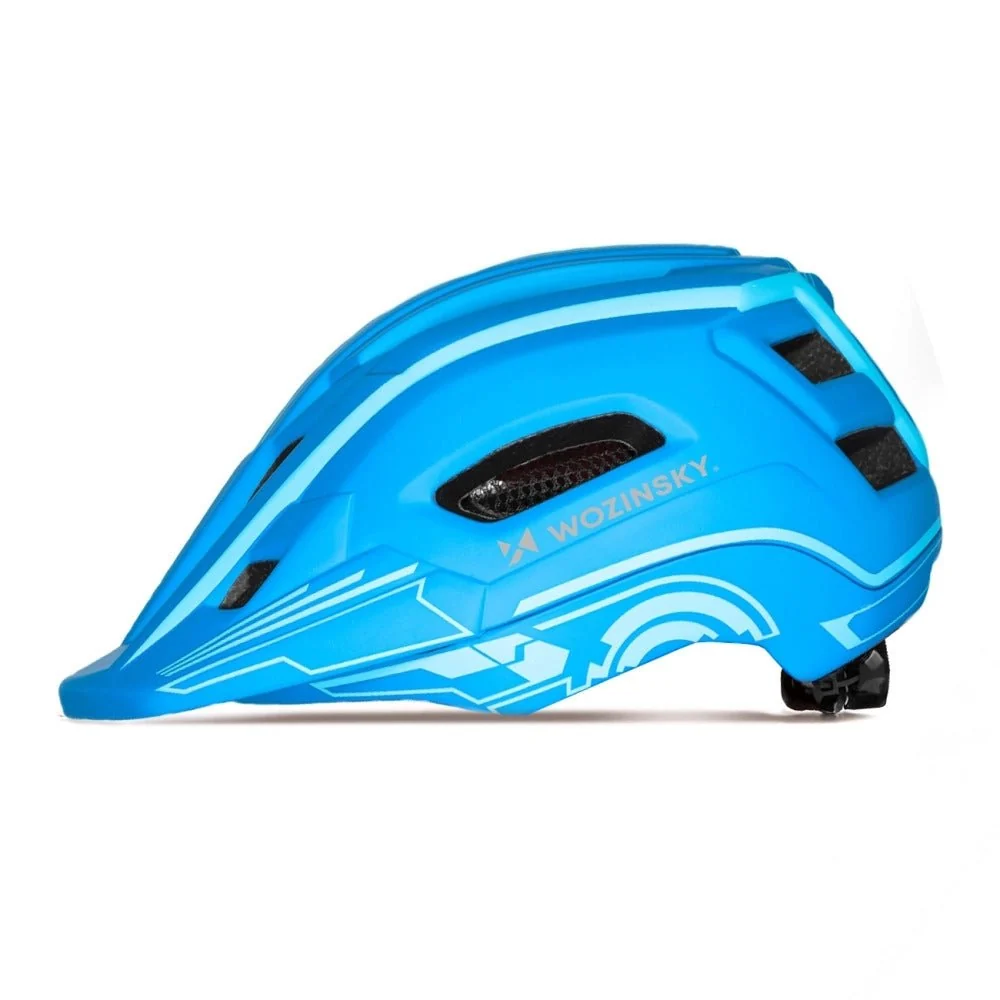 Cască de bicicletă integrală pentru copii cu lumină spate USB Wozinsky