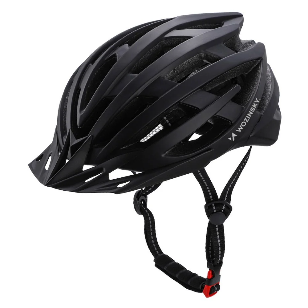 Casca de bicicletă all-terrain Wozinsky cu vizieră detașabilă și lumină USB 5
