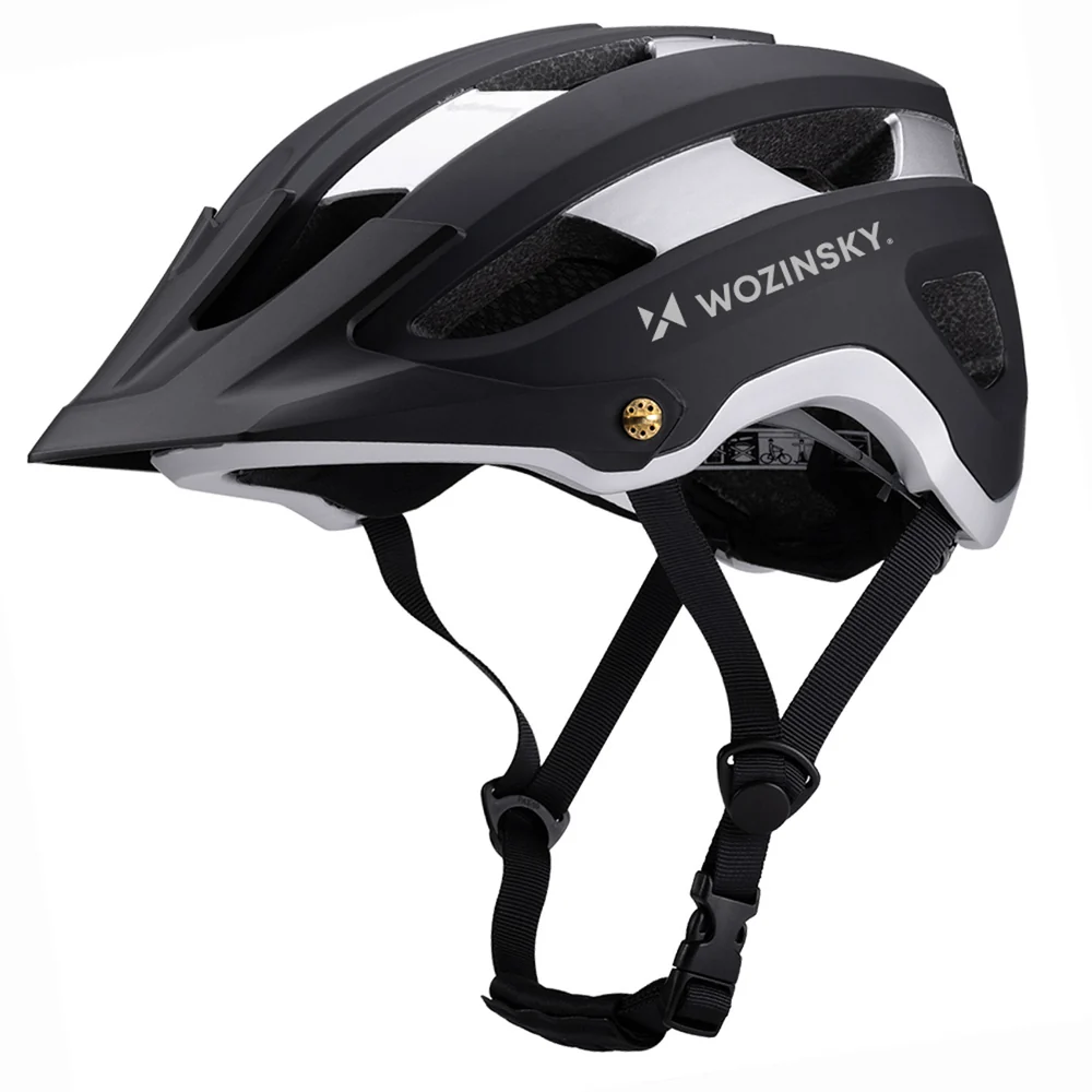 Casca de bicicletă all-terrain Wozinsky cu vizieră detașabilă, ușoară