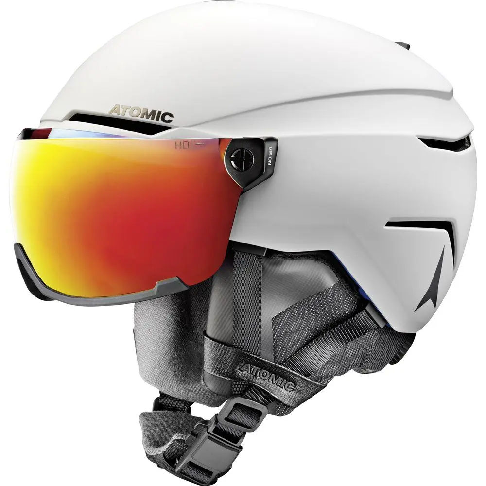 Casca Cu Ochelari Atomic Savor Amid Visor Hd Plus White