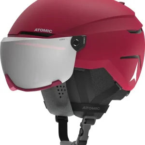 Casca Cu Ochelari Atomic Savor Visor Stereo Dark Red