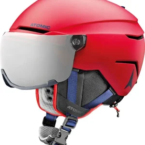 Casca Cu Ochelari Copii Atomic Savor Visor Jr Red