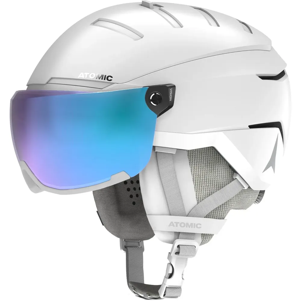 Casca Cu Ochelari Unisex Atomic Savor Gt Visor Stereo White