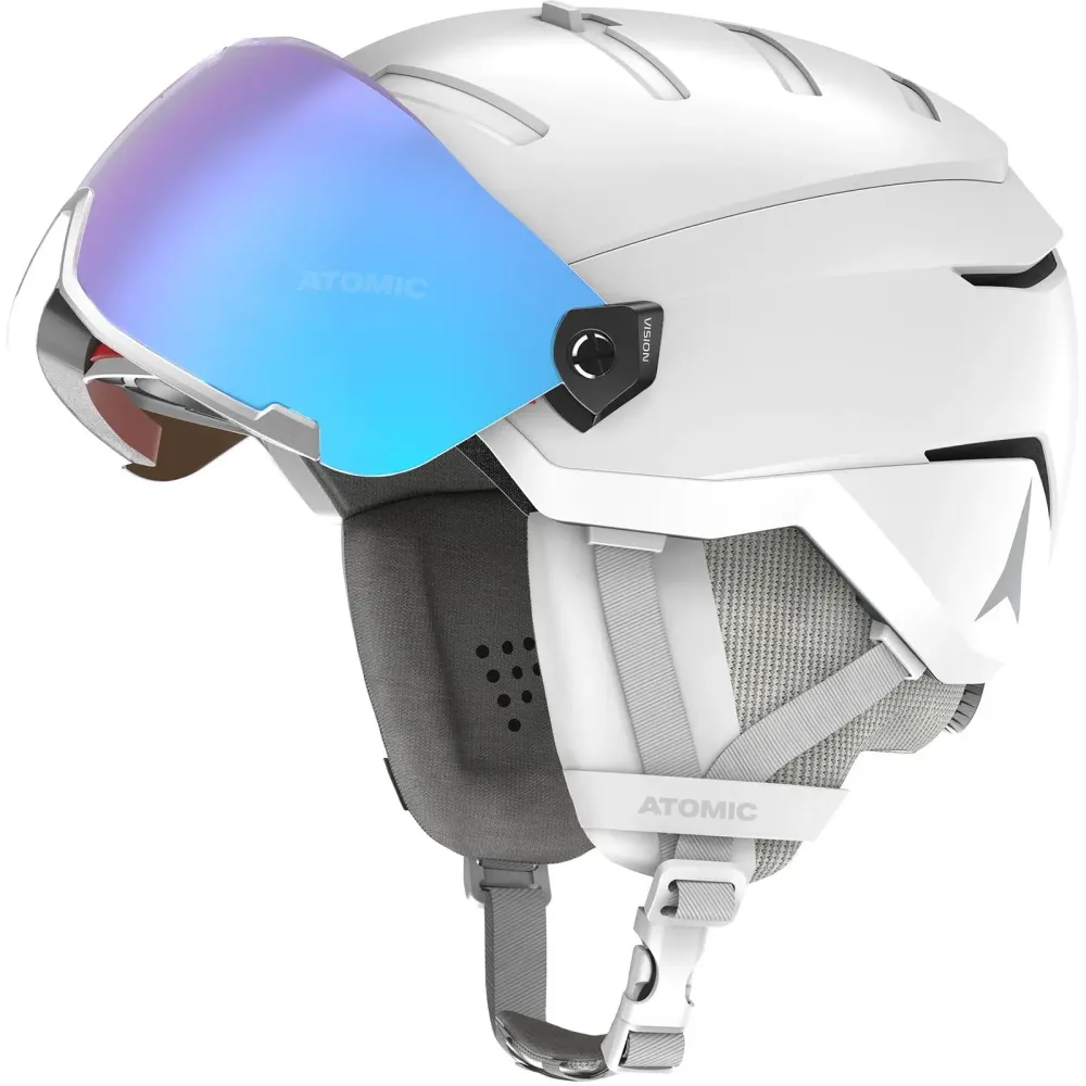 Casca Cu Ochelari Unisex Atomic Savor Gt Visor Stereo White
