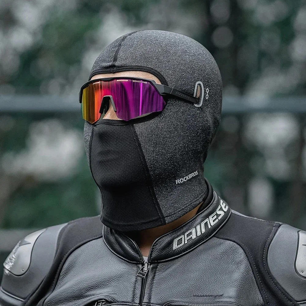 ROCKBROS Cagoulă polară respirabilă cu orificiu pentru ochelari