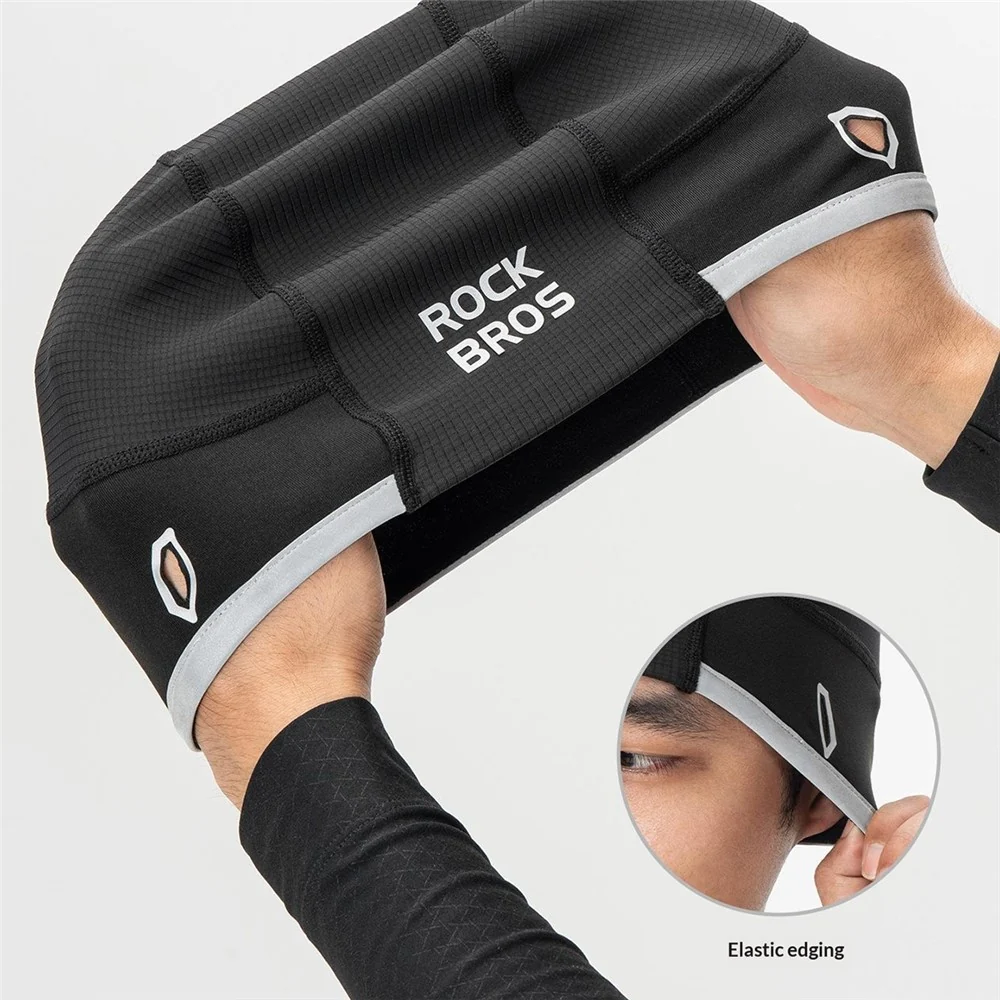 ROCKBROS Căciulă de ciclism cu căptușeală polară și protecții pentru urechi