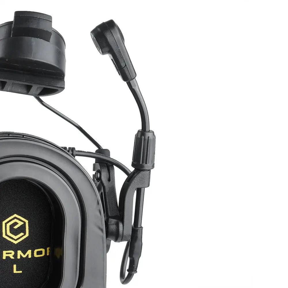 Casti comunicatie EARMOR M32H PLUS prindere casca - tan