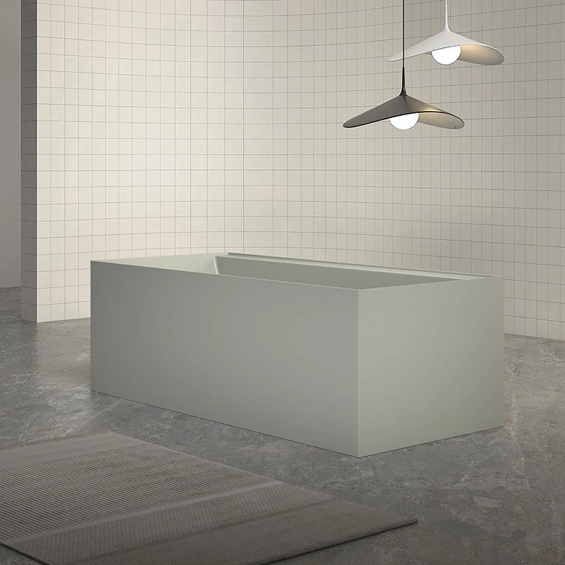 Cada de baie, freestanding, 1400x700x550 mm, din compozit, dreptunghiulara, alb, MonBlari