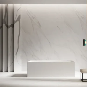 Cada de baie, freestanding, 1500x700x550 mm, din compozit, dreptunghiulara, alb mat, MonBlari