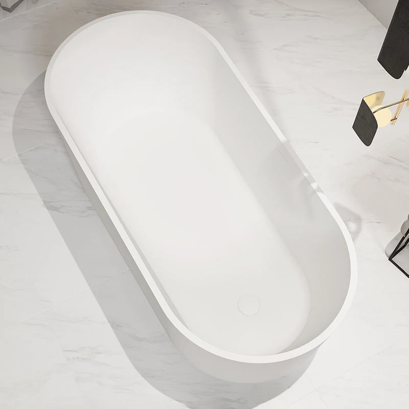 Cada de baie, freestanding, 1700x800x580 mm, din compozit, ovala, alb, MonBlari
