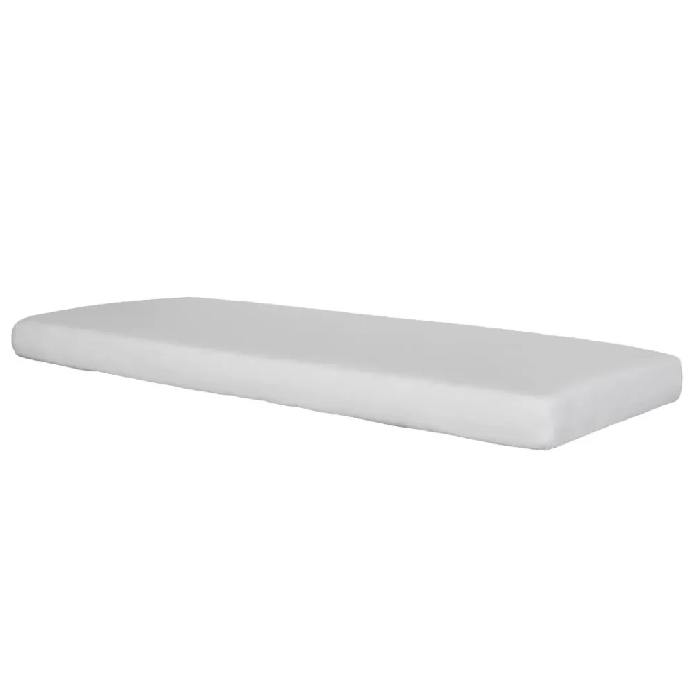Cearsaf cu elastic, bumbac, alb, 120x200 cm