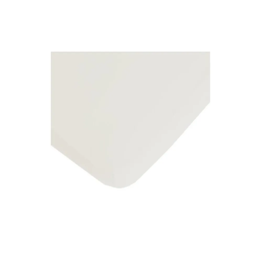Cearsaf cu elastic, bumbac, alb, 140x200 cm