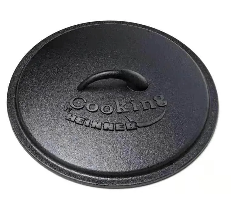 Ceaun din fonta pura cu capac, 25x10cm, capacitate 3.5L, HEINNER / DCN65350