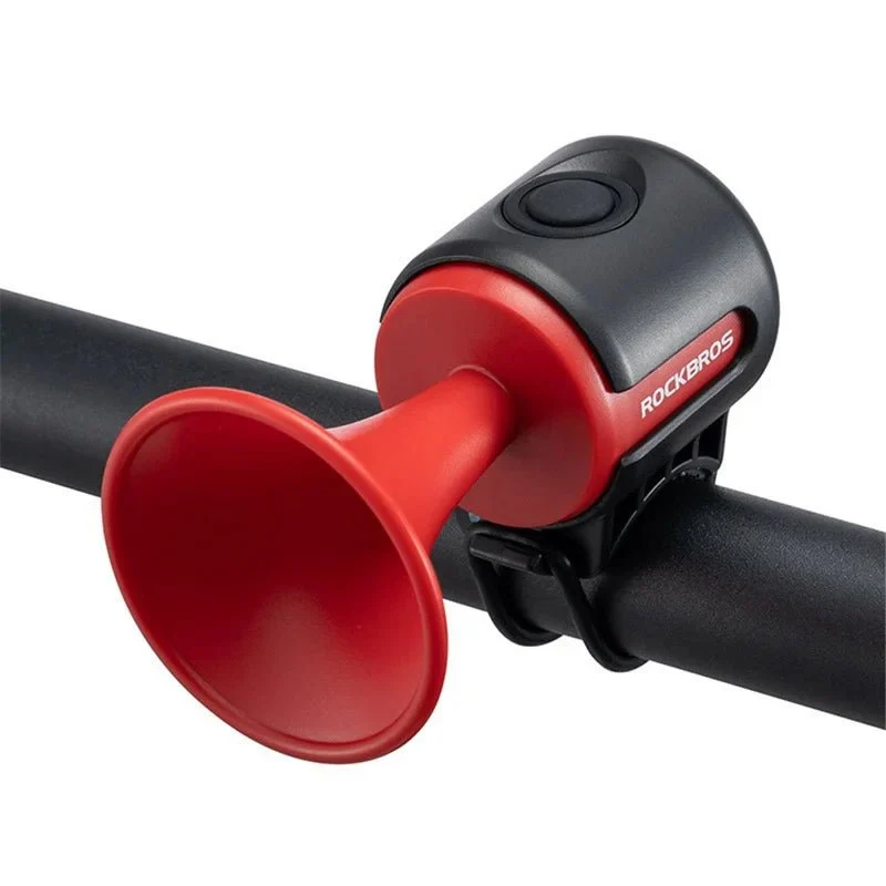 Claxon pentru bicicletă electrică ABS + PC cu decibeli înalți - Roșu