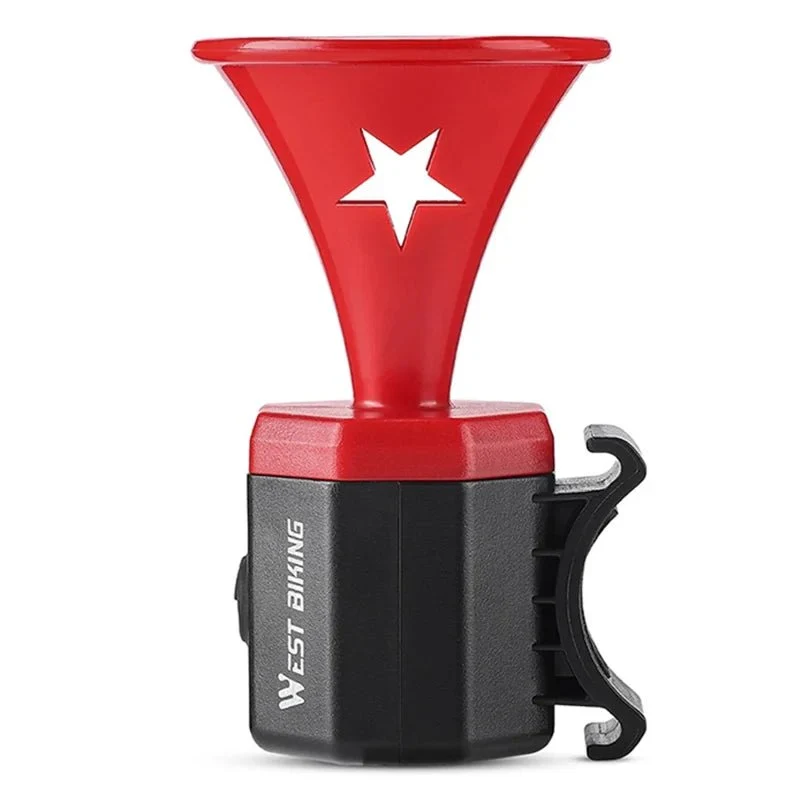 Sonerie de bicicletă cu sunet de avertizare de 90 dB, reîncărcabilă prin USB