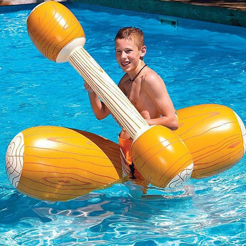 Colac de inot gonflabil sub forma de pluta + vasla gonflabila , Joc pentru piscina, Vivimall